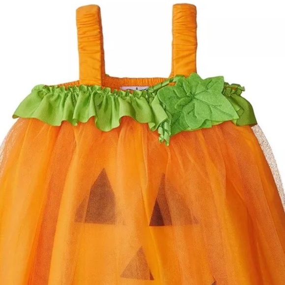 LAST 1! MUD PIE Pumpkin TUTU Tulle Halloween DRESS - Picture 5 of 6